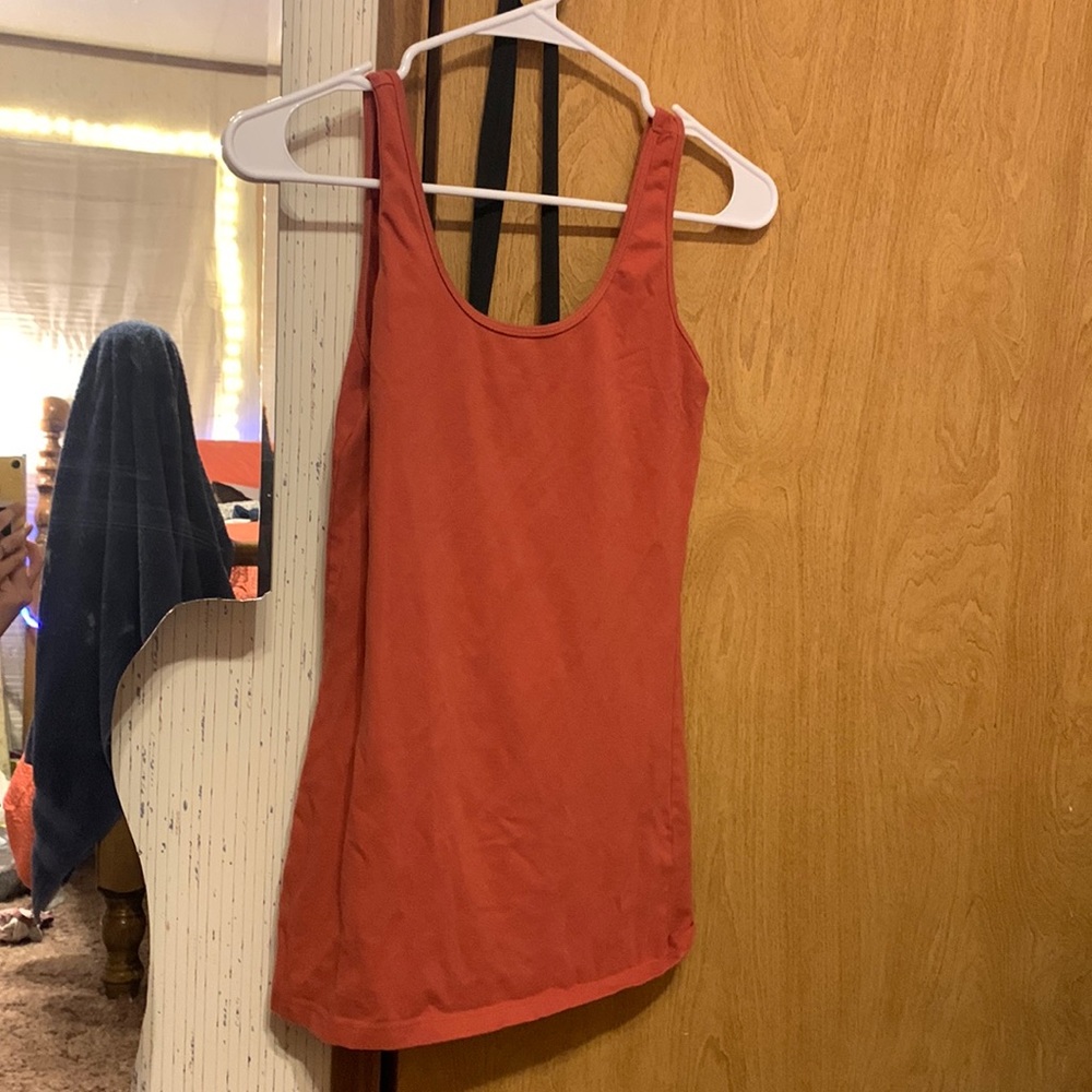 Burnt orange tank top